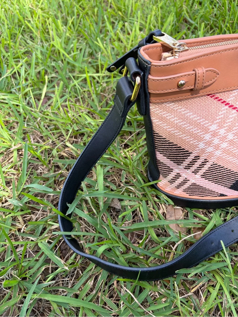 Spartina 449 Daufuskie Nova Plaid Check Shoulder Bag
